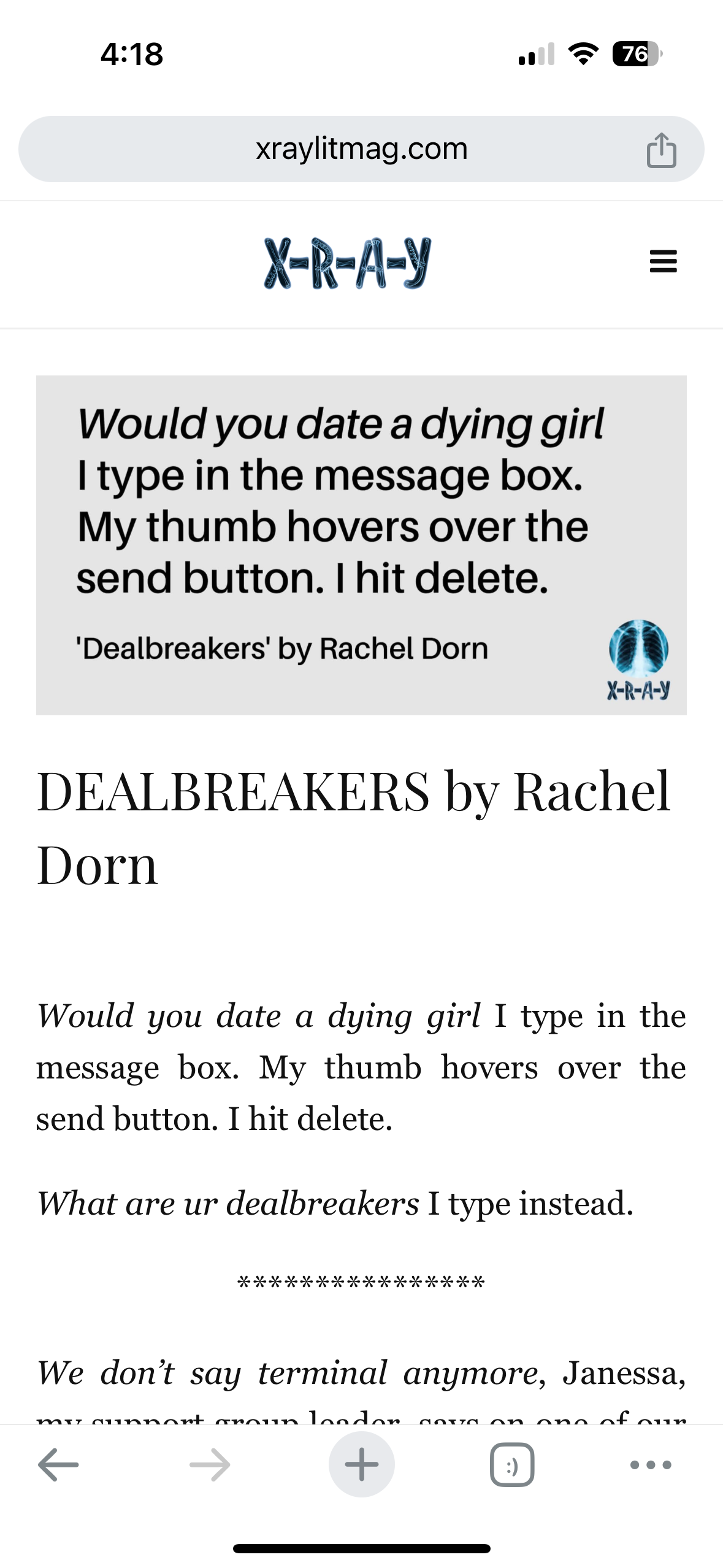 Dealbreakers by Rachel Dorn