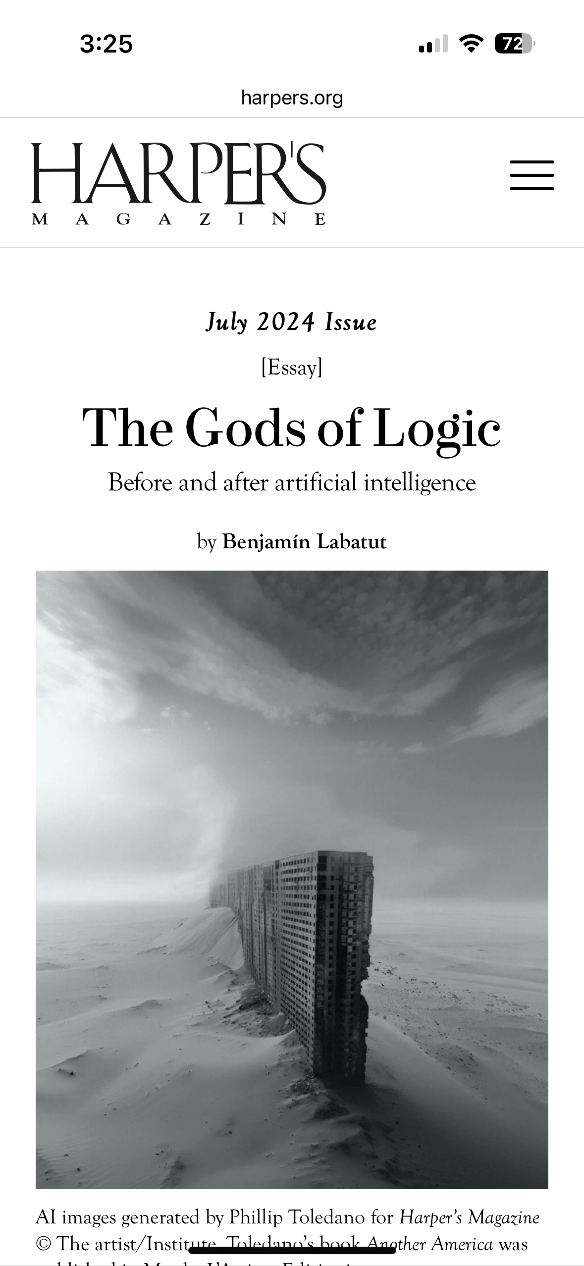 The Gods of Logic by Benjamín Labatut